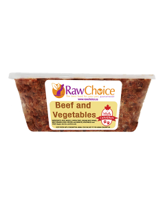 RawChoice Beef and Veg economy case